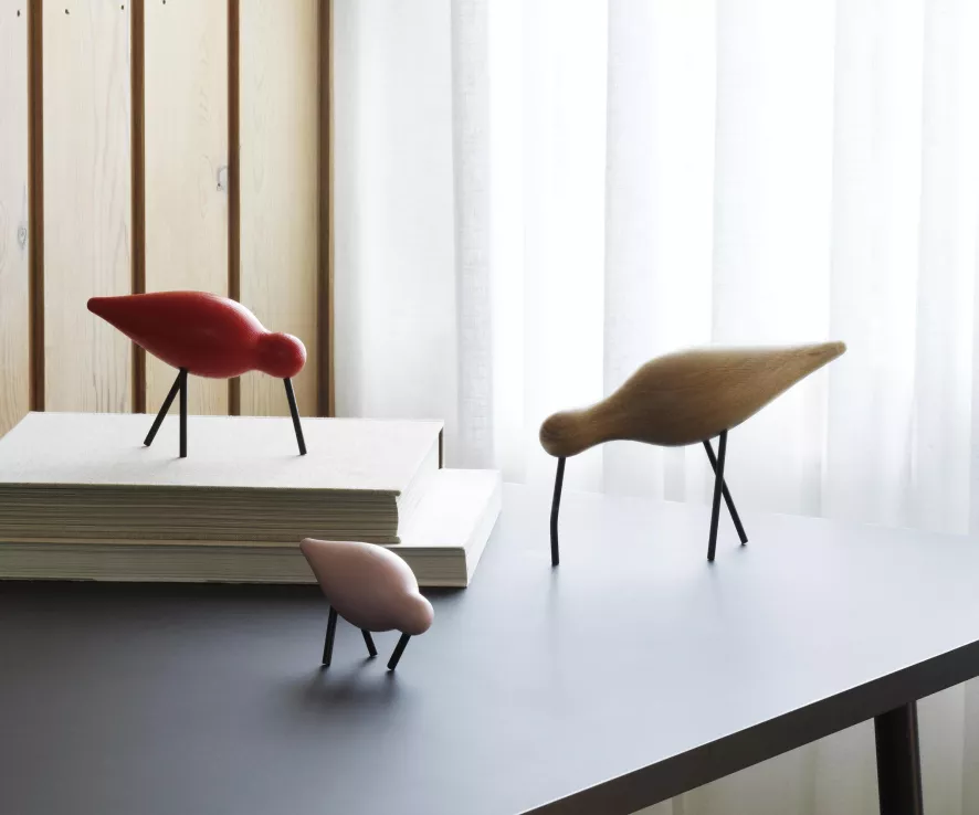 Normann Copenhagen Shorebird Vogel Collectors Item Large Wit 18 Normann Copenhagen Shorebird Vogel Collectors Item Large Wit - Afbeelding 18