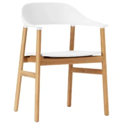 Normann Copenhagen Herit Armchair Oak Stoel Wit