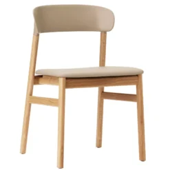 Normann Copenhagen Herit Oak Stoel Spectrum Leer Zand