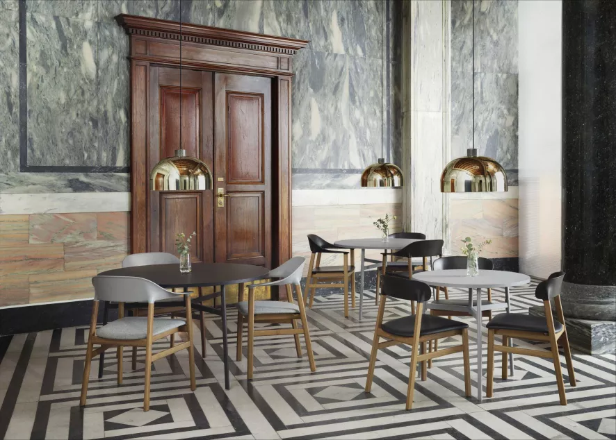 Normann Copenhagen Union Tafel 80 Zwart 13 Normann Copenhagen Union Tafel 80 Zwart - Afbeelding 13