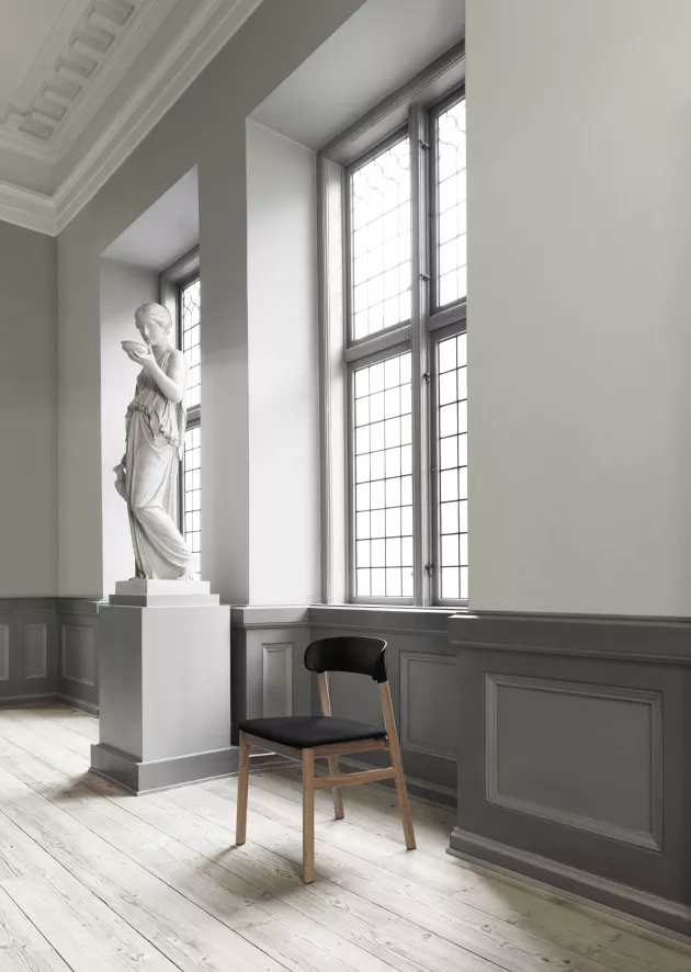 Normann Copenhagen Herit Oak Stoel Spectrum Leer Wit 18 Normann Copenhagen Herit Oak Stoel Spectrum Leer Wit - Afbeelding 18