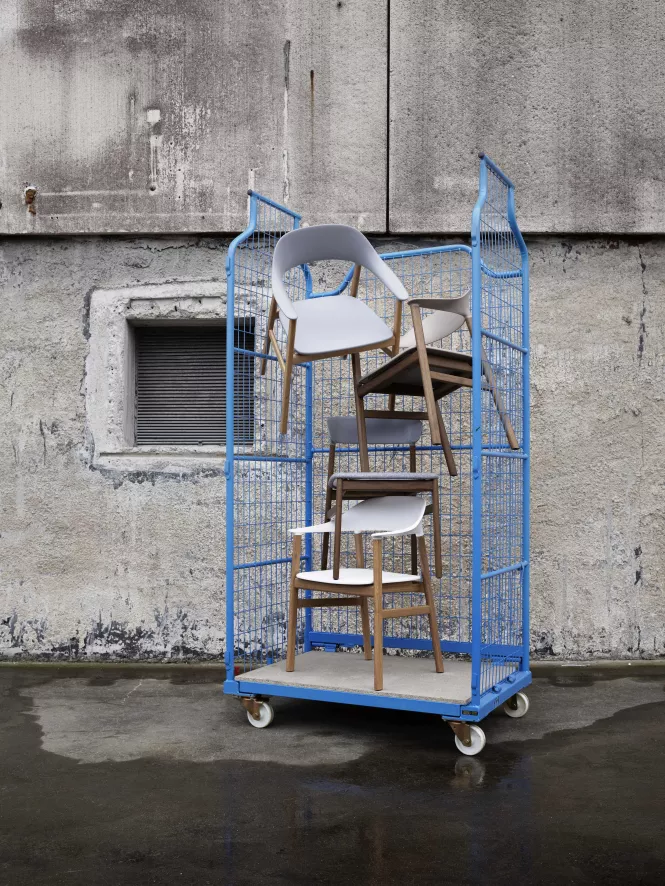 Normann Copenhagen Herit Armchair Oak Stoel Zand 10 Normann Copenhagen Herit Armchair Oak Stoel Zand - Afbeelding 10