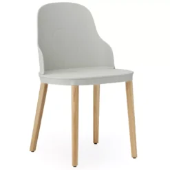 Normann Copenhagen Allez Stoel Gelakt Eiken Onderstel Grijs