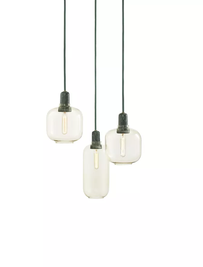 Normann Copenhagen Amp Lamp Hanglamp Large Ø11.2 Goud/groen 5 Normann Copenhagen Amp Lamp Hanglamp Large Ø11.2 Goud/groen - Afbeelding 5