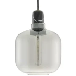 Normann Copenhagen Amp Lamp Hanglamp Small Ø14 Smoke/zwart