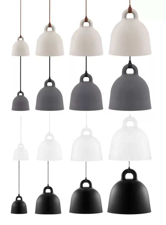 Normann Copenhagen Bell Hanglamp X-small Ø22 Zwart 3 Normann Copenhagen Bell Hanglamp X-small Ø22 Zwart - Afbeelding 3