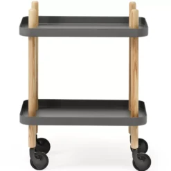 Normann Copenhagen Block Trolley Donkergrijs