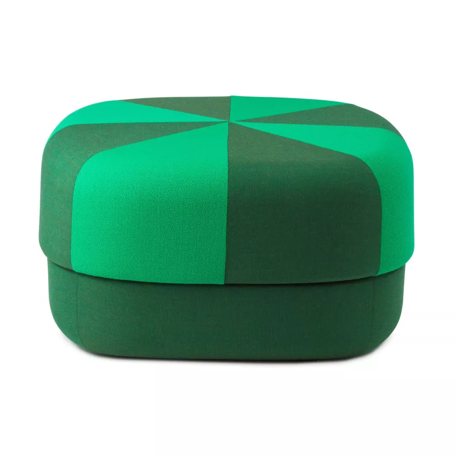 Normann Copenhagen Circus Duo Poef Large Groen 1 Normann Copenhagen Circus Duo Poef Large Groen