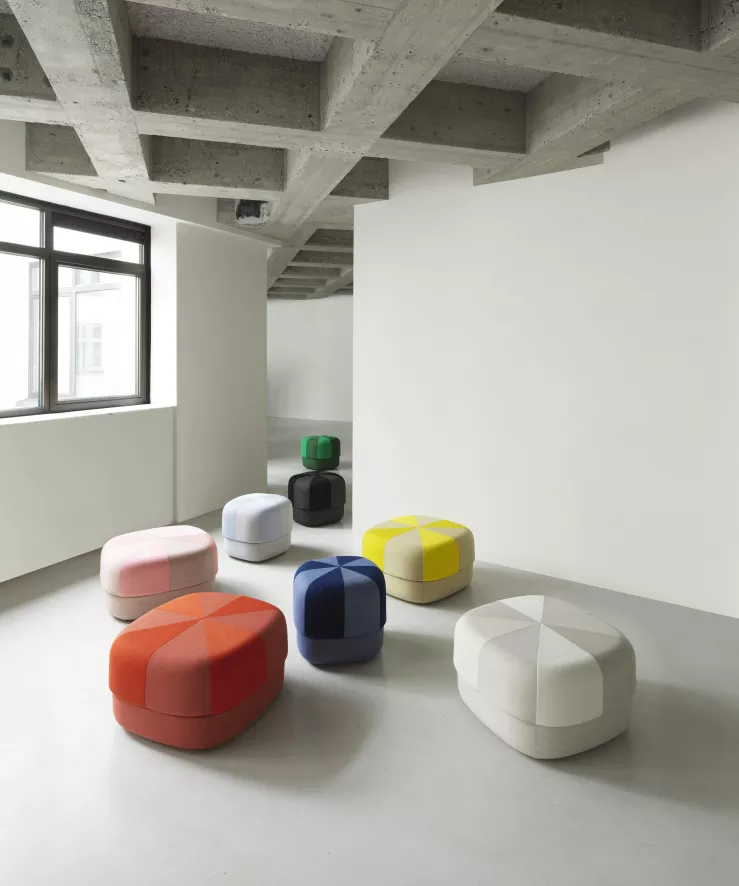 Normann Copenhagen Circus Duo Poef Small Lichtblauw 9 Normann Copenhagen Circus Duo Poef Small Lichtblauw - Afbeelding 9