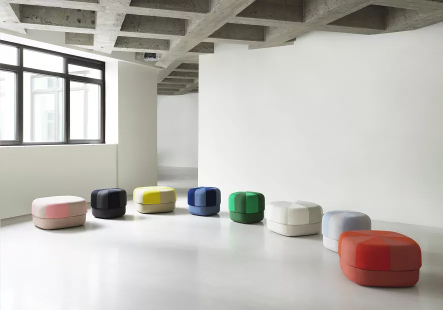 Normann Copenhagen Circus Duo Poef Large Groen 11 Normann Copenhagen Circus Duo Poef Large Groen - Afbeelding 11