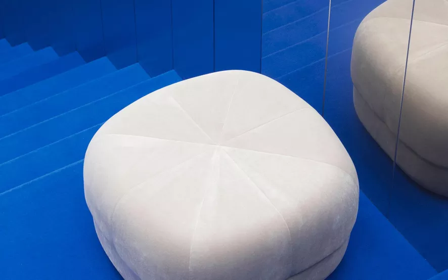 Normann Copenhagen Circus Velour Poef Large Yellow 19 Normann Copenhagen Circus Velour Poef Large Yellow - Afbeelding 19