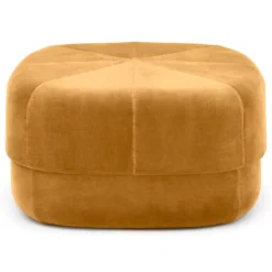 Normann Copenhagen Circus Velour Poef Large Yellow