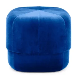 Normann Copenhagen Circus Velour Poef Small Electric Blue