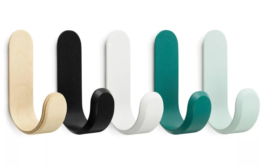 Normann Copenhagen Curve Hook Haak Ash 4 Normann Copenhagen Curve Hook Haak Ash - Afbeelding 4