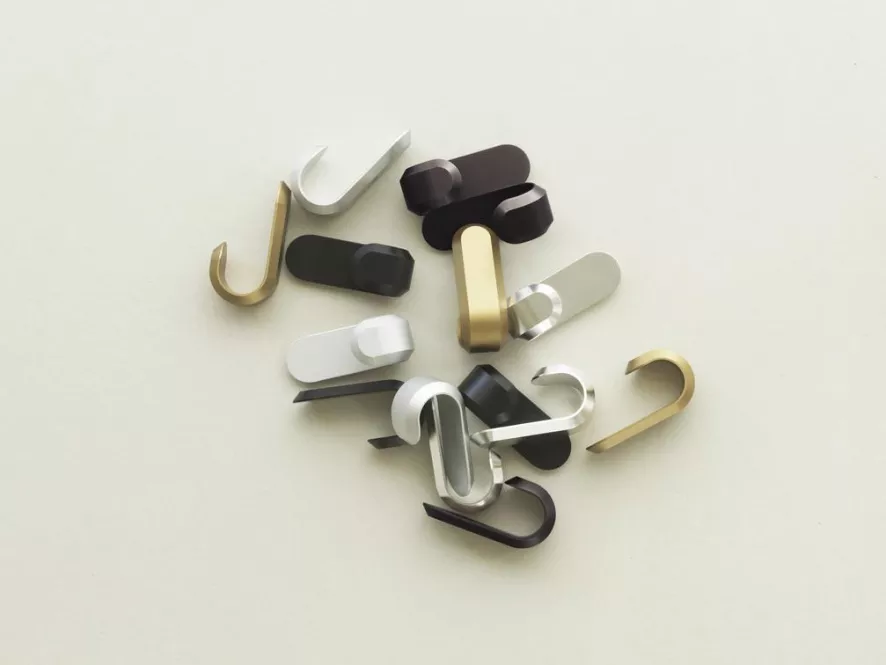 Normann Copenhagen Curve Hook Haak Walnut 9 Normann Copenhagen Curve Hook Haak Walnut - Afbeelding 9