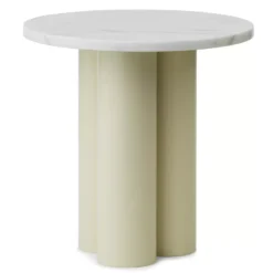Normann Copenhagen Dit Bijzettafel Sand White Carrara