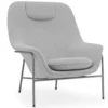 Normann Copenhagen Drape High Fauteuil Stalen Onderstel Hallingdal