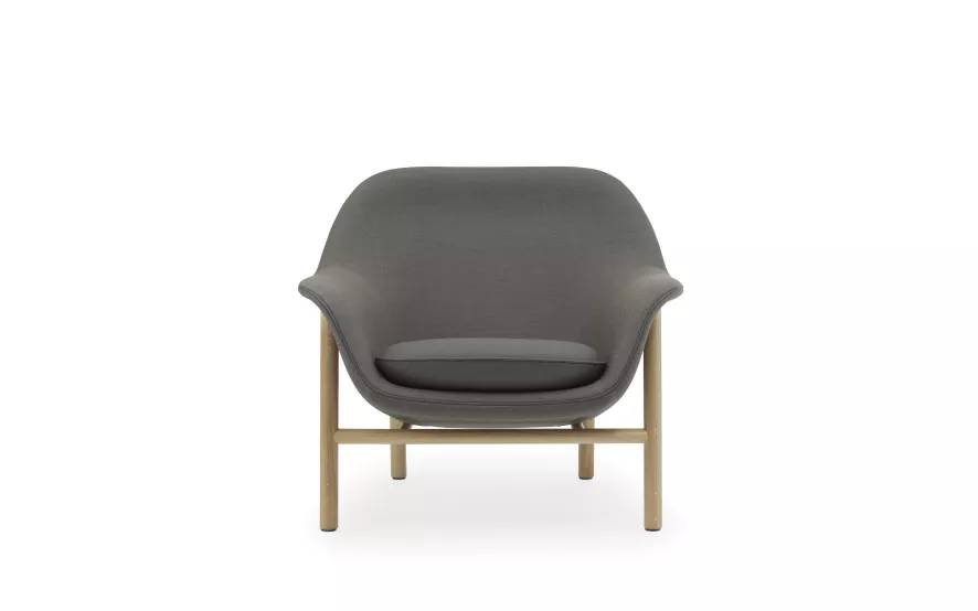 Normann Copenhagen Drape Low Fauteuil Eiken Onderstel Remix, Hallingdal 3 Normann Copenhagen Drape Low Fauteuil Eiken Onderstel Remix, Hallingdal - Afbeelding 3
