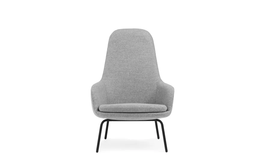 Normann Copenhagen Era High Fauteuil Stalen Onderstel Ultra Leather Brandy 9 Normann Copenhagen Era High Fauteuil Stalen Onderstel Ultra Leather Brandy - Afbeelding 9