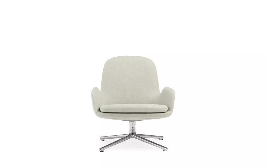 Normann Copenhagen Era Low Fauteuil Alu Swivel Ultra Leather Black 5 Normann Copenhagen Era Low Fauteuil Alu Swivel Ultra Leather Black - Afbeelding 5