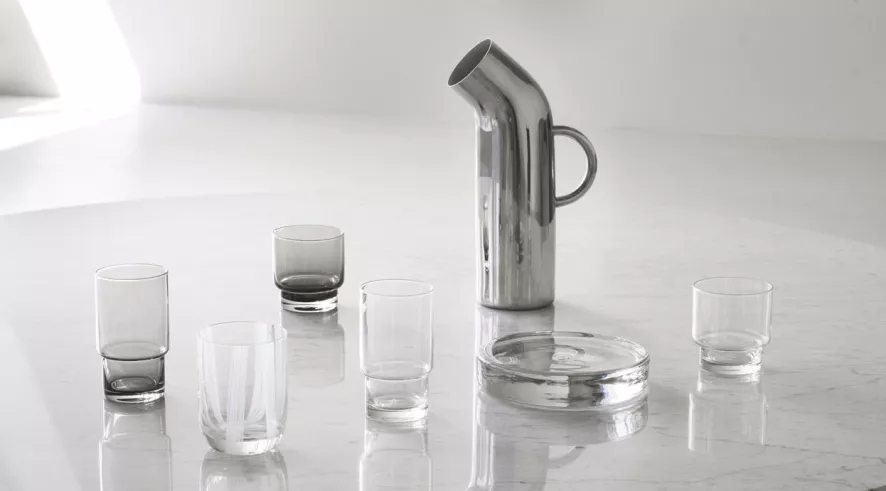 Normann Copenhagen Fit Glas Large 38cl Smoke 3 Normann Copenhagen Fit Glas Large 38cl Smoke - Afbeelding 3