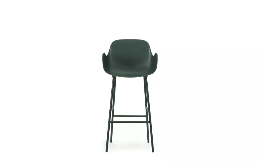 Normann Copenhagen Form Armchair Barkruk 75cm Rood 2 Normann Copenhagen Form Armchair Barkruk 75cm Rood - Afbeelding 2