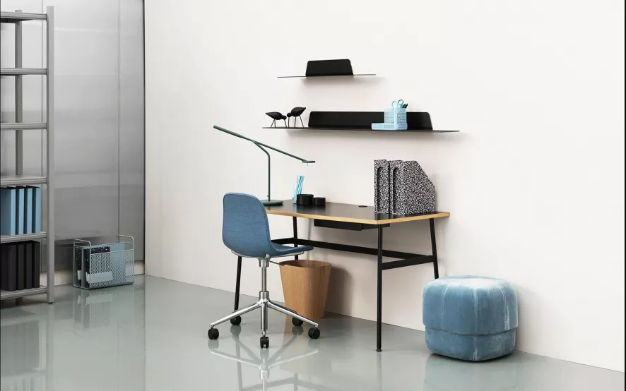 Normann Copenhagen Form Armchair Bureaustoel Met Aluminium Onderstel, Wit 7 Normann Copenhagen Form Armchair Bureaustoel Met Aluminium Onderstel, Wit - Afbeelding 7