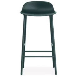 Normann Copenhagen Form Barstool Barkruk 65 Cm Met Stalen Onderstel Groen