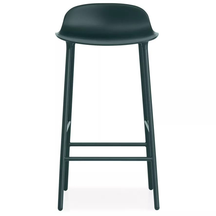 Normann Copenhagen Form Barstool Barkruk 65 Cm Met Stalen Onderstel Groen 1 Normann Copenhagen Form Barstool Barkruk 65 Cm Met Stalen Onderstel Groen
