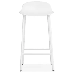 Normann Copenhagen Form Barstool Barkruk 75 Cm Met Stalen Onderstel Wit