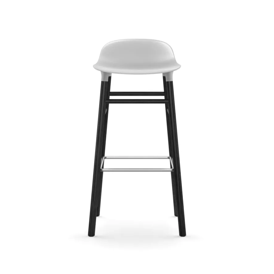 Normann Copenhagen Form Barstool Barkruk 75cm Met Zwart Onderstel Zwart 9 Normann Copenhagen Form Barstool Barkruk 75cm Met Zwart Onderstel Zwart - Afbeelding 9