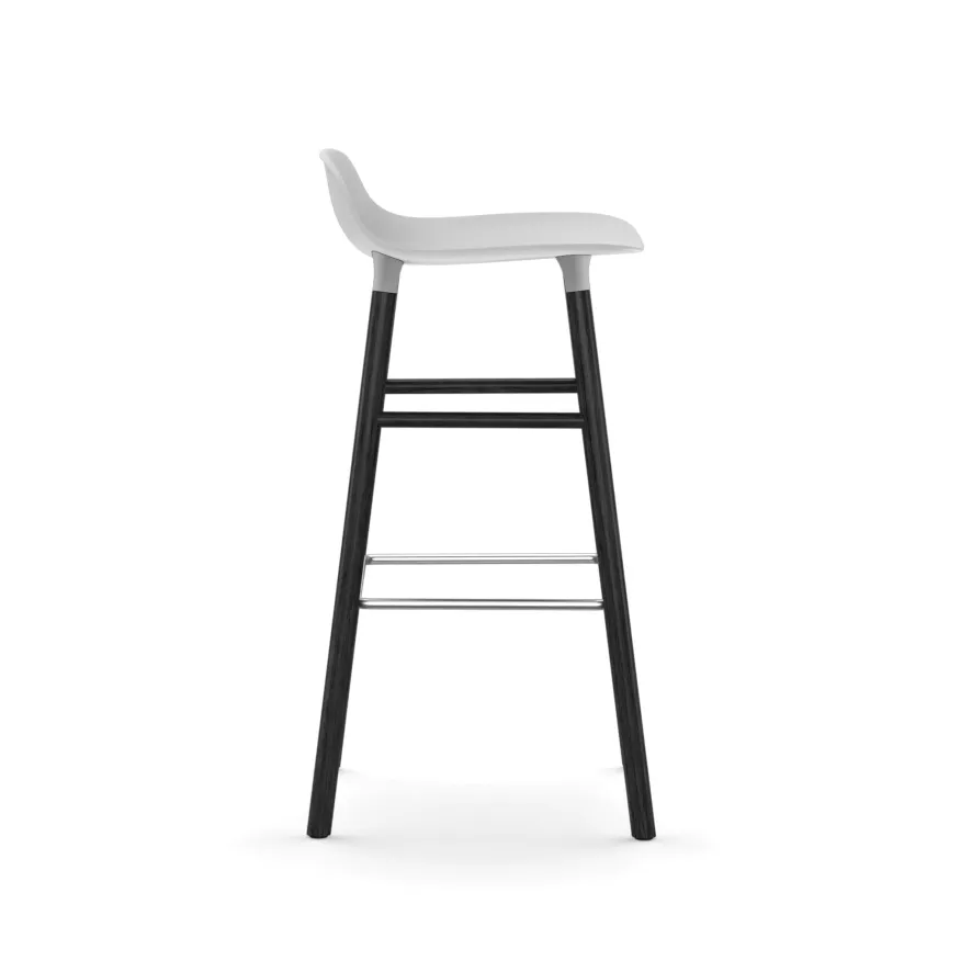 Normann Copenhagen Form Barstool Barkruk 75cm Met Zwart Onderstel Zwart 8 Normann Copenhagen Form Barstool Barkruk 75cm Met Zwart Onderstel Zwart - Afbeelding 8