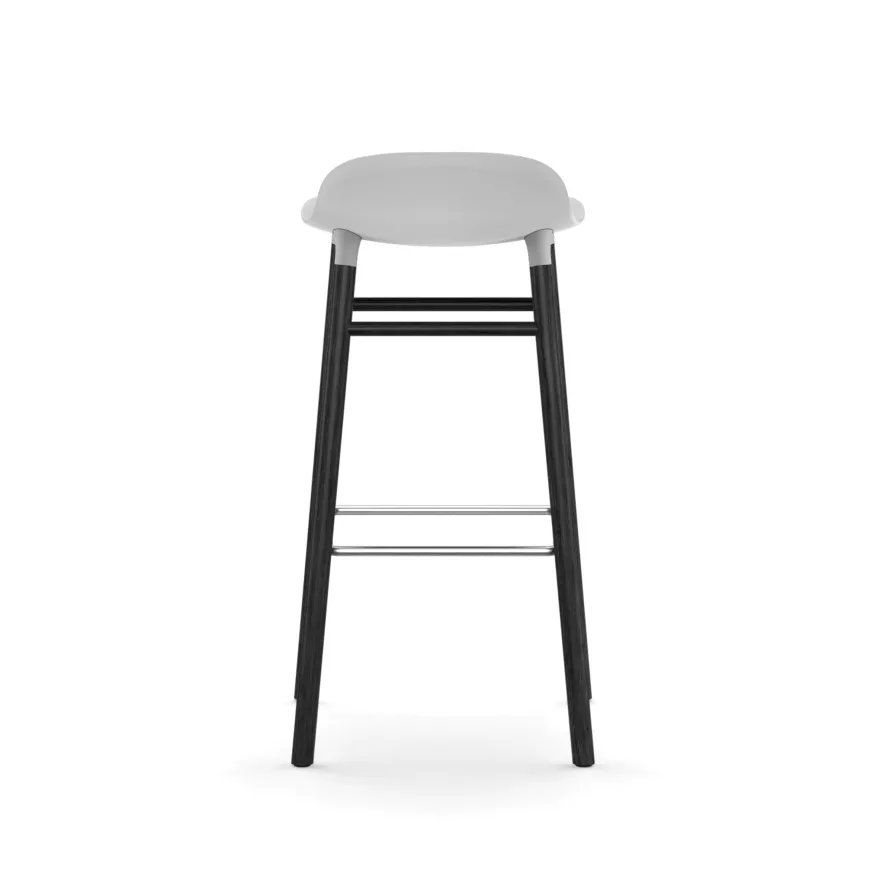 Normann Copenhagen Form Barstool Barkruk 75cm Met Zwart Onderstel Zwart 10 Normann Copenhagen Form Barstool Barkruk 75cm Met Zwart Onderstel Zwart - Afbeelding 10