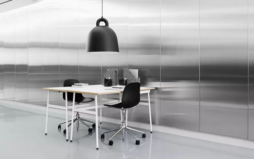 Normann Copenhagen Form Chair Swivel Stoel Met Aluminium Onderstel, Wit 4 Normann Copenhagen Form Chair Swivel Stoel Met Aluminium Onderstel, Wit - Afbeelding 4