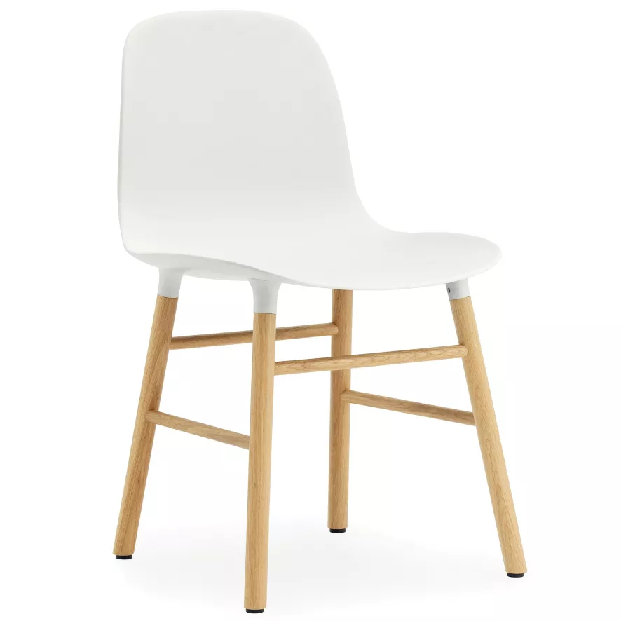 Normann Copenhagen Form Chair Stoel Met Eiken Onderstel, Groen 18 Normann Copenhagen Form Chair Stoel Met Eiken Onderstel, Groen - Afbeelding 18