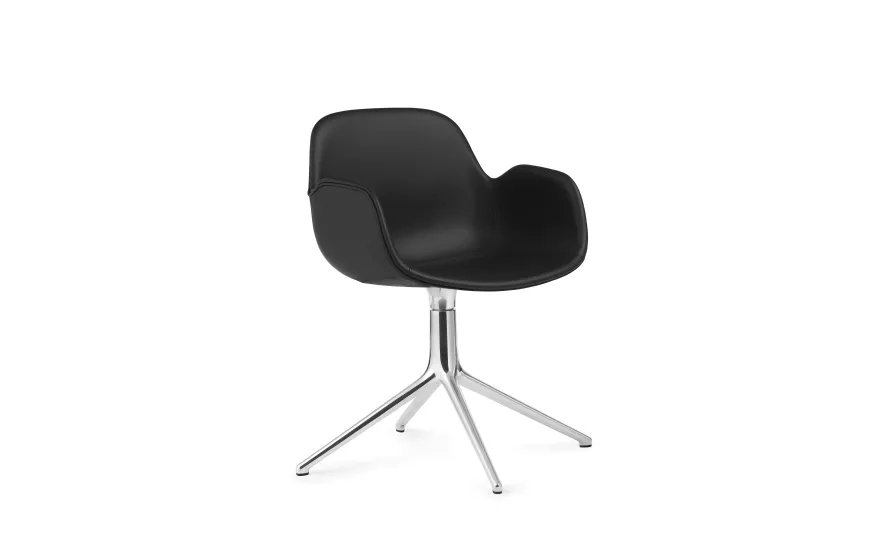Normann Copenhagen Form Swivel Armchair Stoel Stof. Zwart Synergy Grey 6 Normann Copenhagen Form Swivel Armchair Stoel Stof. Zwart Synergy Grey - Afbeelding 6