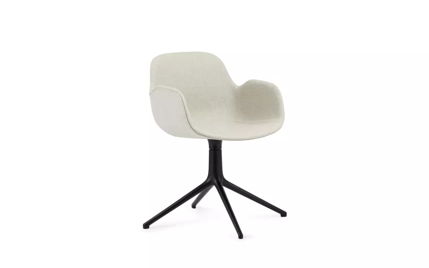 Normann Copenhagen Form Swivel Armchair Stoel Stof. Zwart Synergy Grey 15 Normann Copenhagen Form Swivel Armchair Stoel Stof. Zwart Synergy Grey - Afbeelding 15