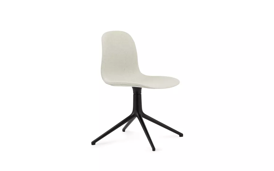 Normann Copenhagen Form Swivel Stoel Gestoffeerd Zwart Ultra Leather Brandy 5 Normann Copenhagen Form Swivel Stoel Gestoffeerd Zwart Ultra Leather Brandy - Afbeelding 5