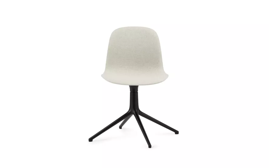 Normann Copenhagen Form Swivel Stoel Gestoffeerd Zwart Ultra Leather Brandy 6 Normann Copenhagen Form Swivel Stoel Gestoffeerd Zwart Ultra Leather Brandy - Afbeelding 6