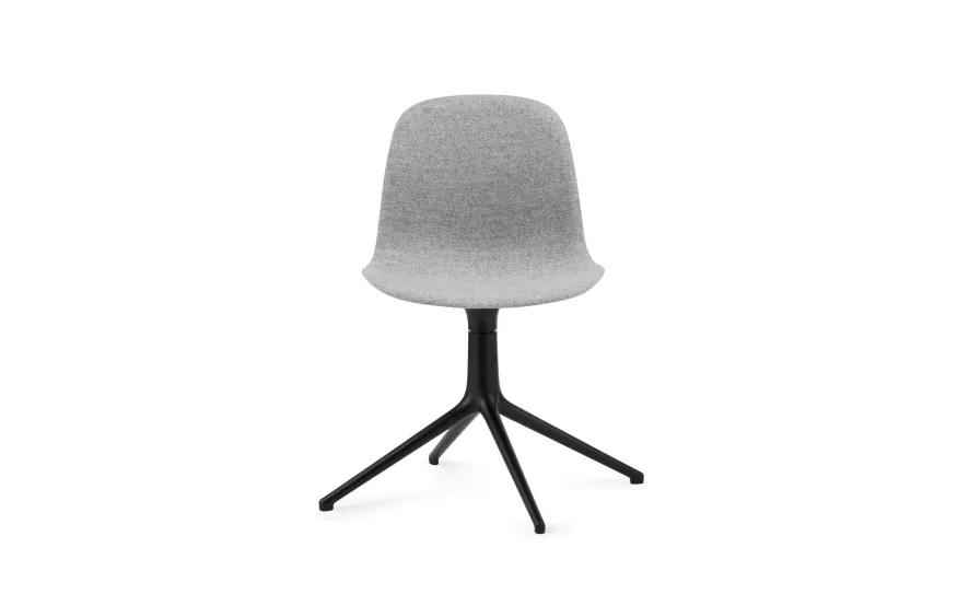 Normann Copenhagen Form Swivel Stoel Gestoffeerd Zwart Ultra Leather Brandy 7 Normann Copenhagen Form Swivel Stoel Gestoffeerd Zwart Ultra Leather Brandy - Afbeelding 7