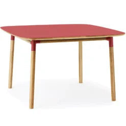 Normann Copenhagen Form Table Tafel Rood 120x120