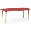 Normann Copenhagen Form Table Tafel Rood 200x95