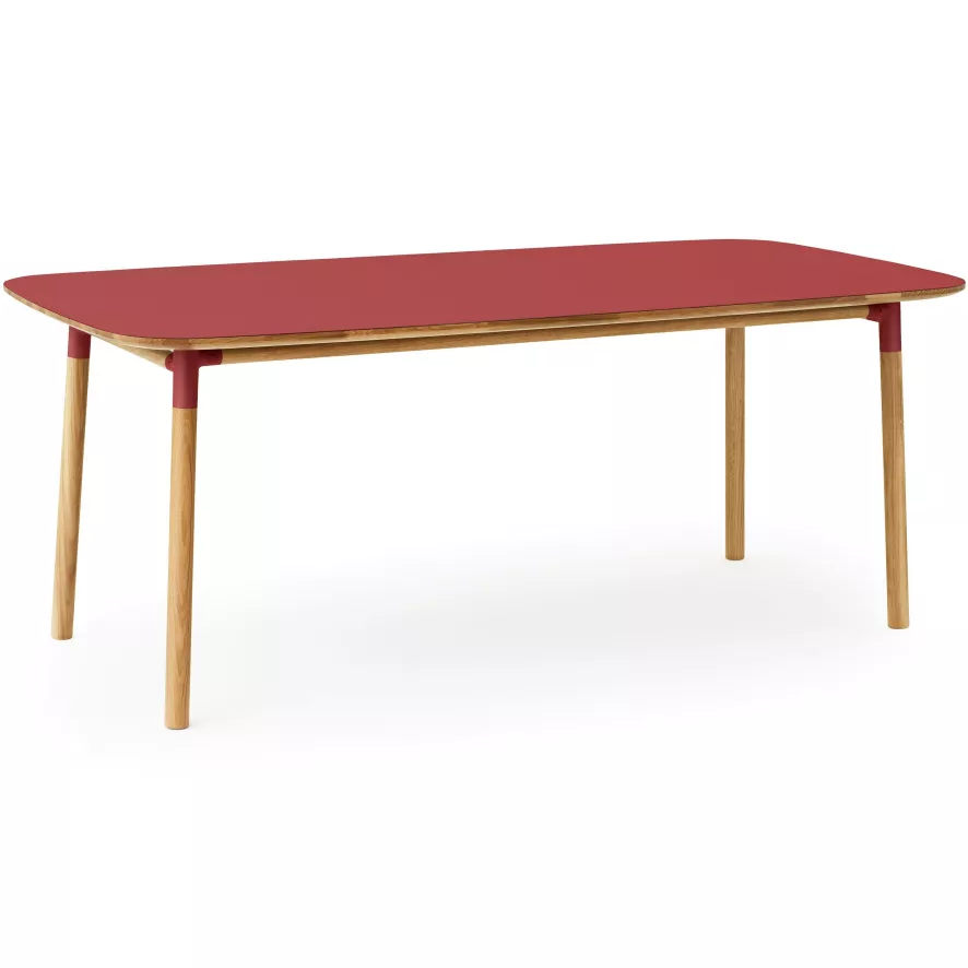 Normann Copenhagen Form Table Tafel Rood 200x95 1 Normann Copenhagen Form Table Tafel Rood 200x95