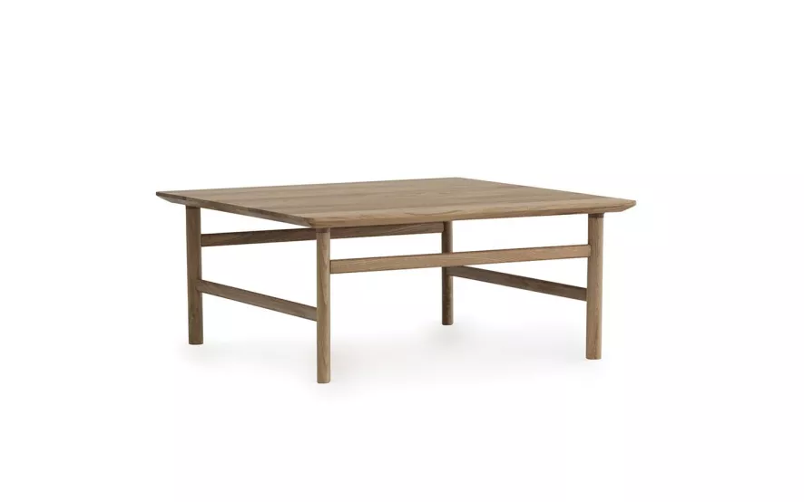 Normann Copenhagen Grow Salontafel 80x80 Gerookt Eiken 4 Normann Copenhagen Grow Salontafel 80x80 Gerookt Eiken - Afbeelding 4
