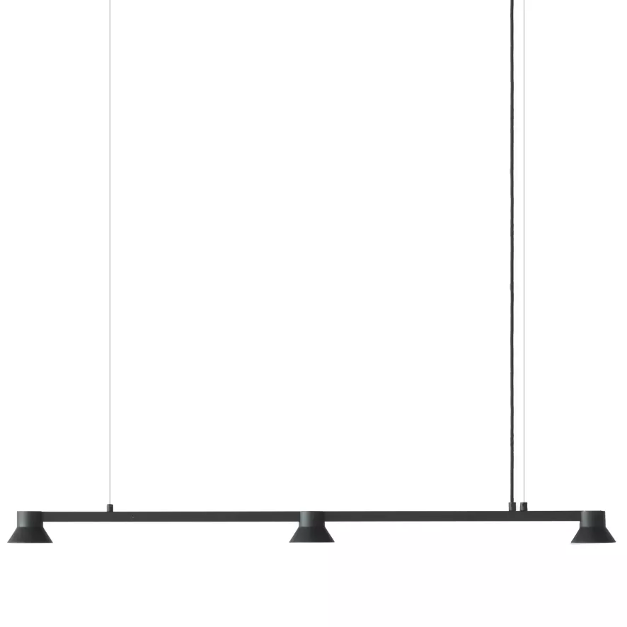 Normann Copenhagen Hat Linear Hanglamp Small Zwart 1 Normann Copenhagen Hat Linear Hanglamp Small Zwart