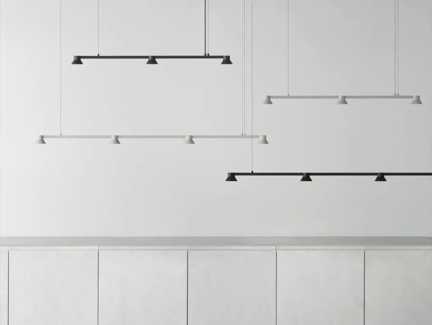 Normann Copenhagen Hat Linear Hanglamp Small Zwart 3 Normann Copenhagen Hat Linear Hanglamp Small Zwart - Afbeelding 3
