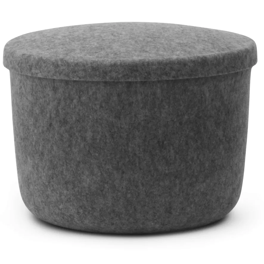 Normann Copenhagen Hide Opberger Small Grijs 1 Normann Copenhagen Hide Opberger Small Grijs