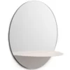 Normann Copenhagen Horizon Round Ronde Spiegel Met Plankje Wit