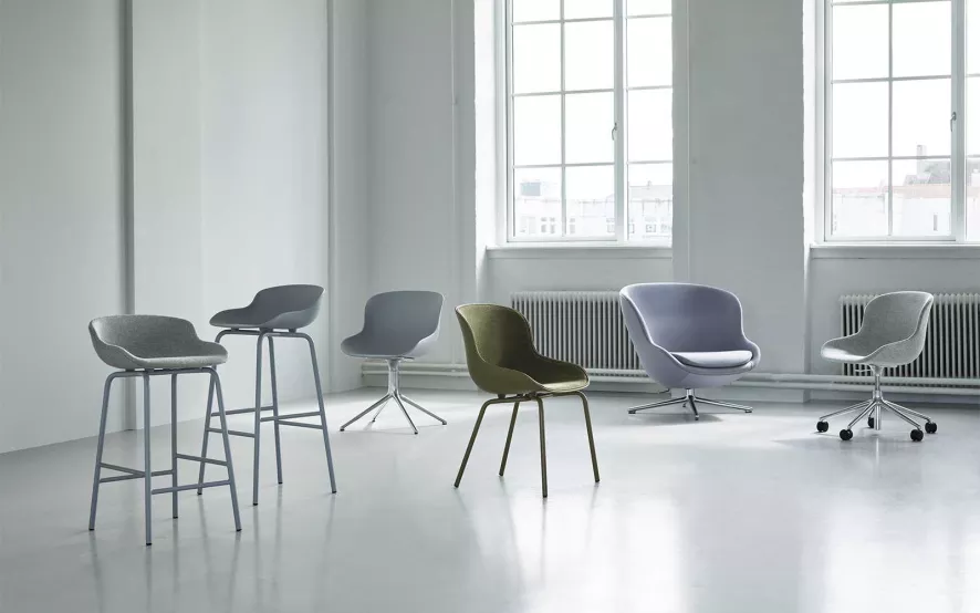 Normann Copenhagen Hyg Gestoffeerde Bureaustoel Zwart Main Line Flax White 4 Normann Copenhagen Hyg Gestoffeerde Bureaustoel Zwart Main Line Flax White - Afbeelding 4