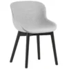 Normann Copenhagen Hyg Gestoffeerde Stoel Zwart Eiken Synergy Grey